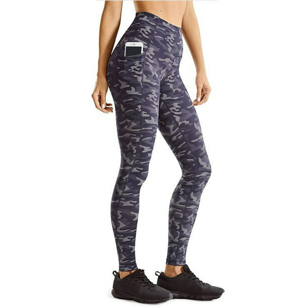 YYear Women Yoga Legging Camo Print Workout Bodysuit Summer Long Pants 